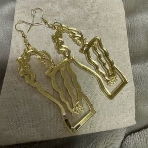 Janet Jackson control acrylic earrings